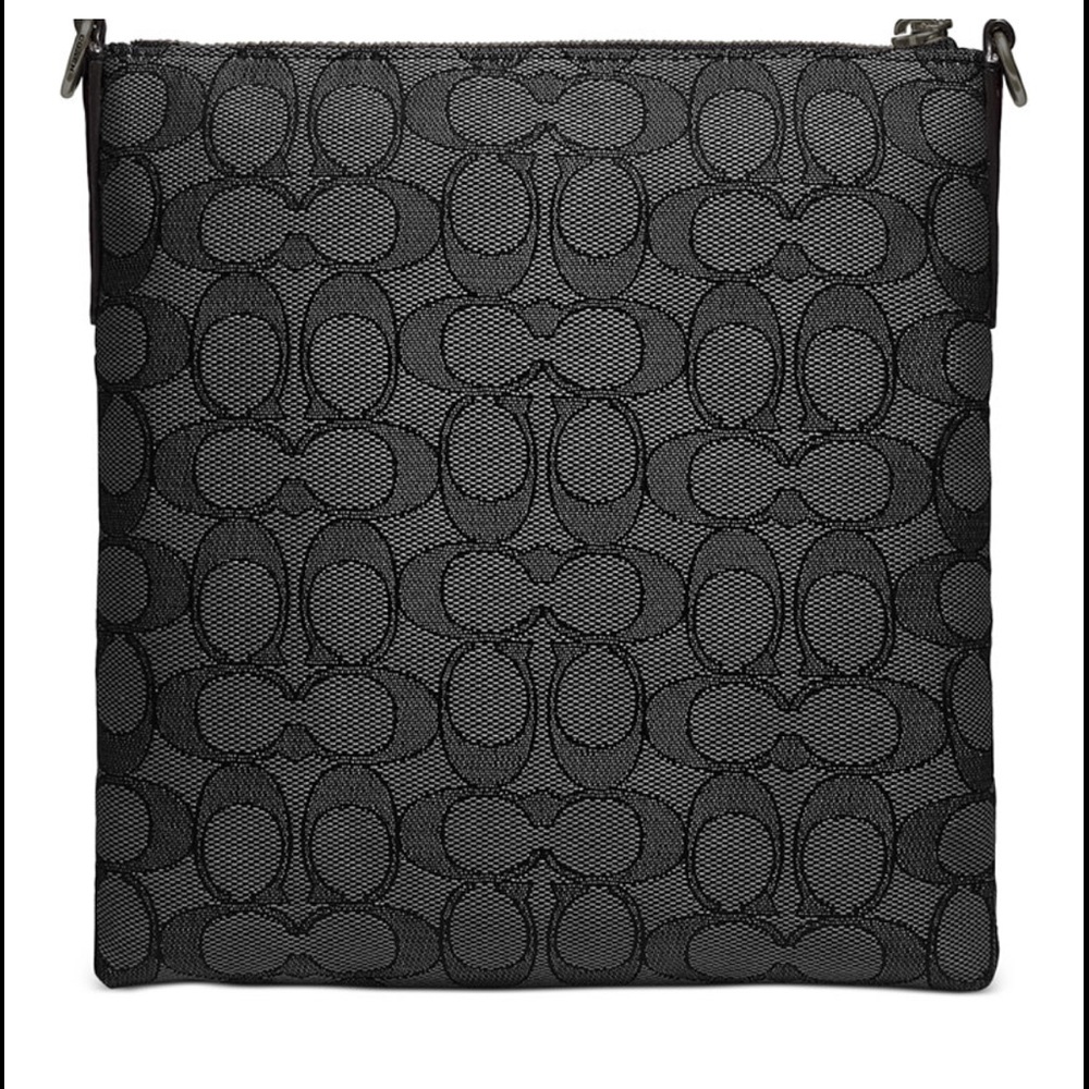 Coach black kitt signature jacquard crossbody - Picture 5 of 10